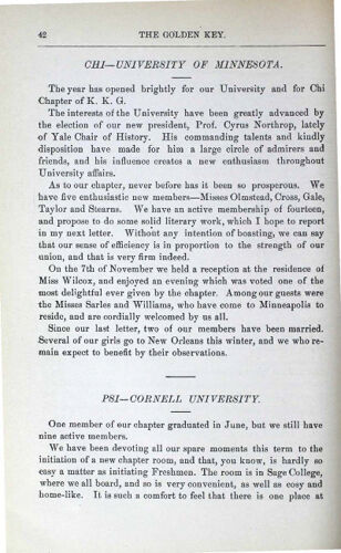 News-Letters: Chi - University of Minnesota, December 1884 (image)